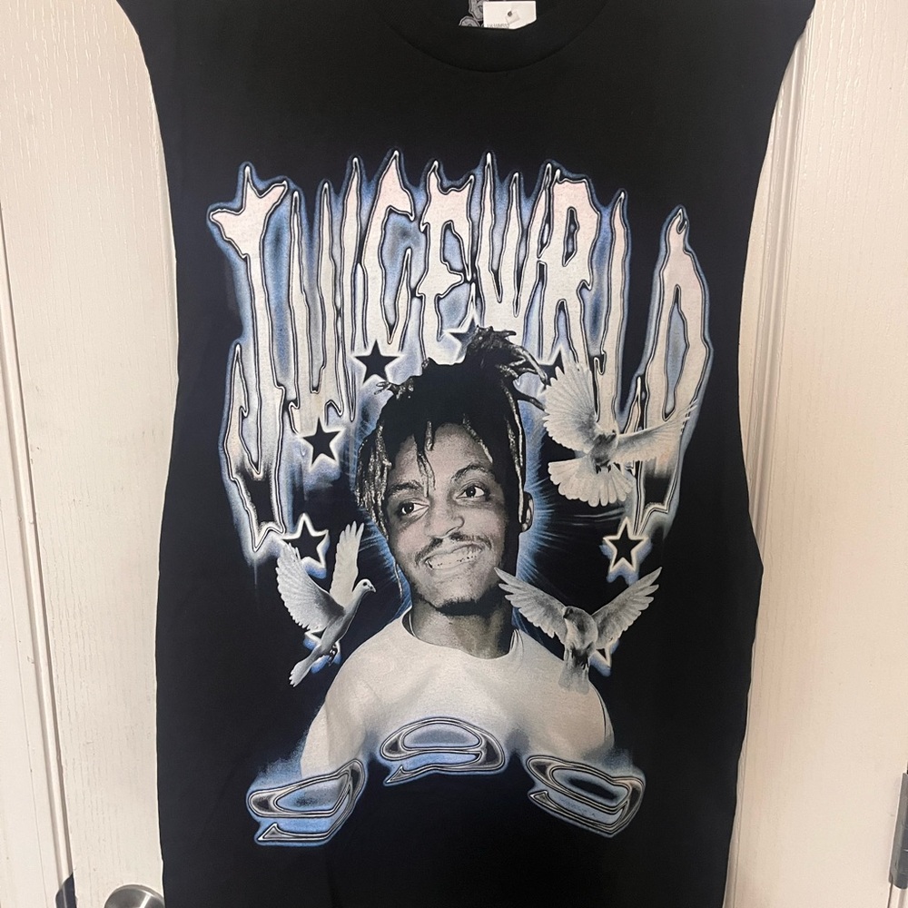 Juice WRLD LG Black Graphic  Tank Top